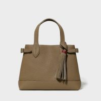 ACATE⭐️LODOSロドス⭐️ブラウントープ⚡️フリンジトートバッグ⚡️14万⭐️美品 ACATE⭐️LODOSロドス⭐️ブラウントープ⚡️フリンジトート